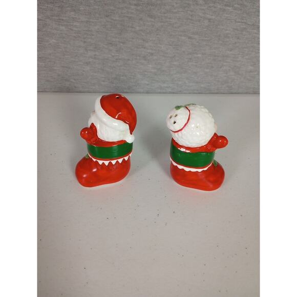 Joseph Originals Salt & Pepper Shakers Santa & Mrs Claus Christmas Vintage - Picture 2 of 8